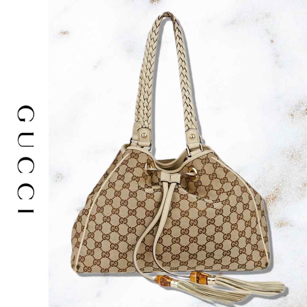 Gucci GG Canvas Peggy Medium Shoulder Bag